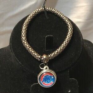 MLB Chicago Cubs Stretch Charm Bracelet Jewelry
